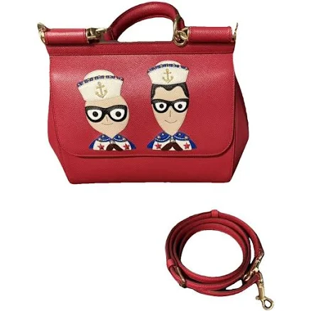 Dolce & Gabbana Medium Sicily Dauphine Calfskin Handbag