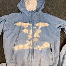 Louis Vuitton Monogram Cloud Windbreaker Jacket Blue