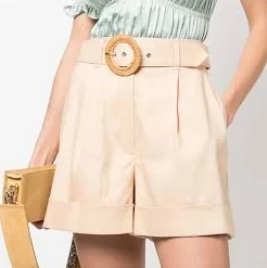 Zimmermann Dancer Women's Belted Tailored Shorts
