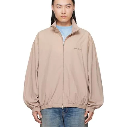Acne Studios Beige Washed Logo Jacket