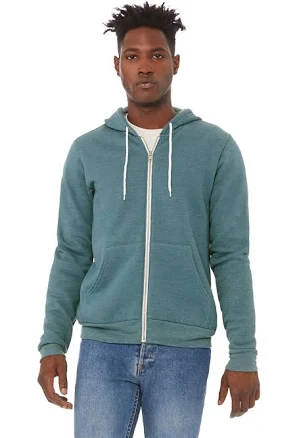 Bella + Canvas Unisex Fleece Full-Zip Hoodie 3739