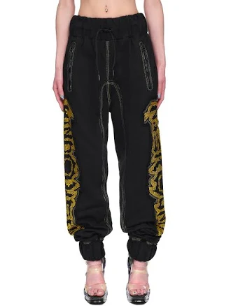 Windowsen H. Lorenzo Crystal Logo Sweatpants