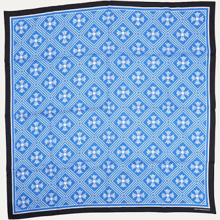 Chrome Hearts Silk Cross Ceiling Scarf