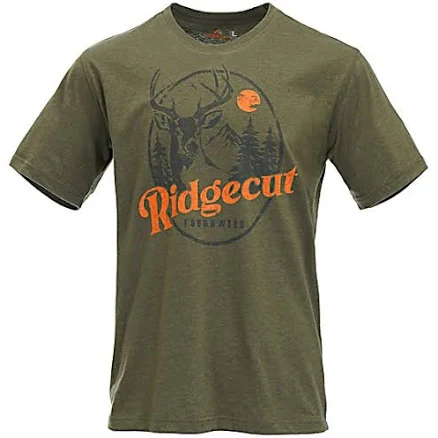 Ridgecut Men's Deer Oval Short-Sleeve T-Shirt
