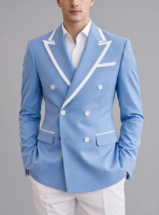 Men's Double-Breasted Blazer