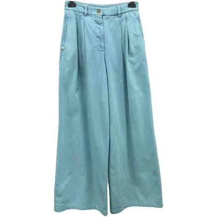CHANEL Wide-Leg Jeans