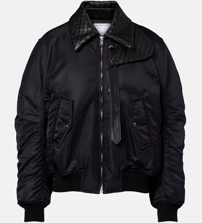 Bottega Veneta Women's Padded Nylon Bomber Jacket