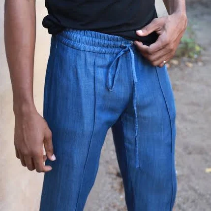 Pin Tuck Track Pants