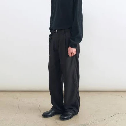 INSILENCE Belted Utility Banding Pants