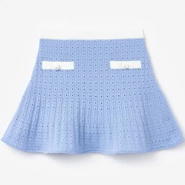 Self Portrait Girls Pointelle Skirt