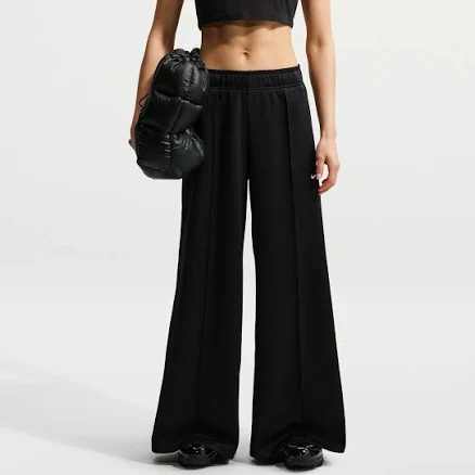 Nike Women's Mid-Rise Wide-Leg Track Pants