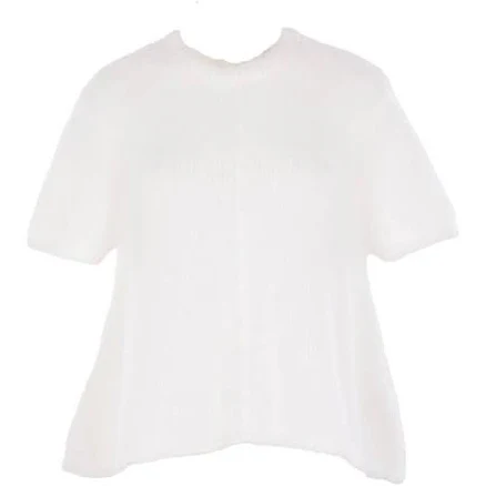Loewe Women's Embroidered Short-Sleeved Sweater
