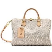 Louis Vuitton Speedy Soft 30 Monogram Embleme Peuplier Canvas