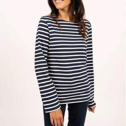 Saint James Women's Minquiers Modern - Blue - Long sleeved tops