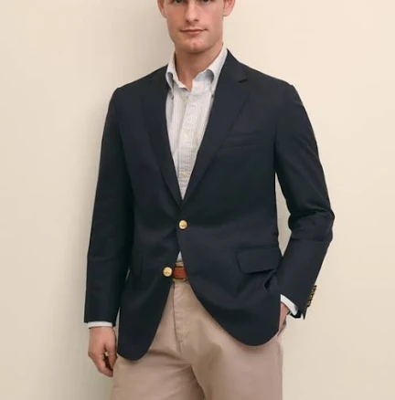 Brooks Brothers Men's Classic Fit Wool Blazer