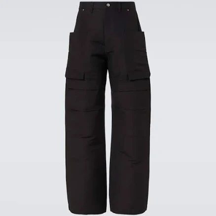 Rick Owens Mens Stefan Cargo Straight-Leg Trousers