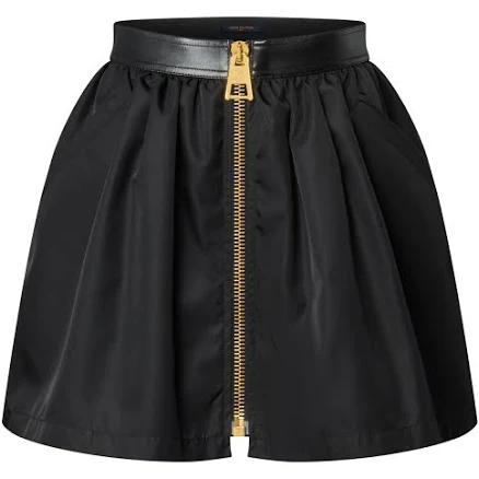 Louis Vuitton Leather Mini Skirt