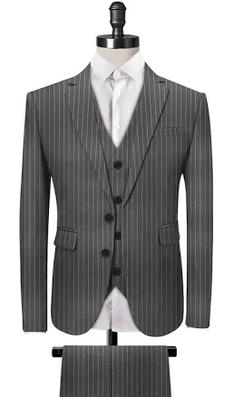 3-Piece Chalk Stripe Suit