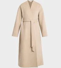 Co Double Wool-Cashmere Wrap Coat