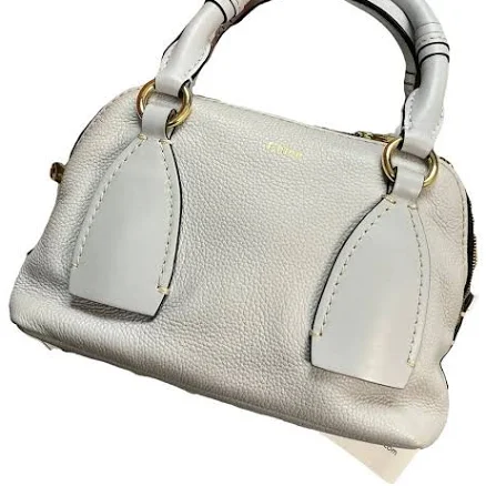 Chloé Daria Leather Top-Handle Bag