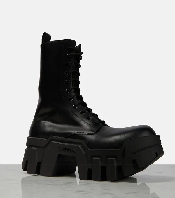 Bulldozer Lace-up Ankle Boots
