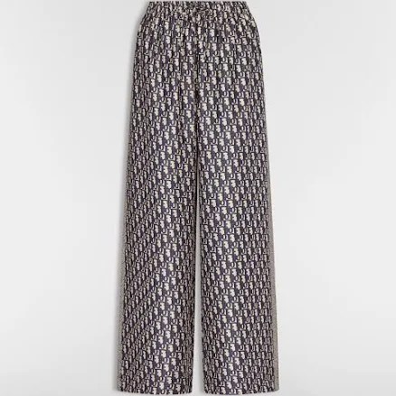 DIOR Women's Dior Chez Moi Silk Twill Pants