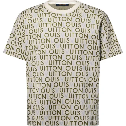 Louis Vuitton Jacquard Signature Crewneck Short-sleeved