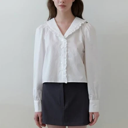 KINDABABY Pring Frill Blouse