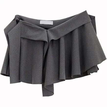 BIRDSONG Deconstructed Mini Skirt