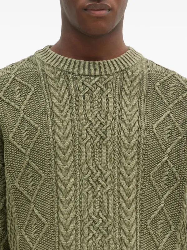Diamond-pattern Jumper