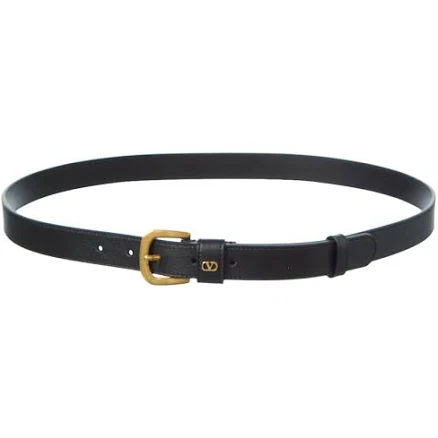 Valentino Garavani Men's Vlogo Leather Belt