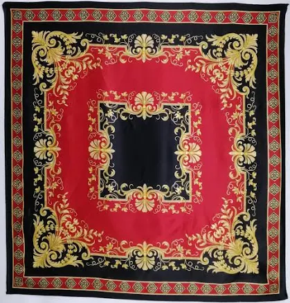 Vintage Silk Square Scarf