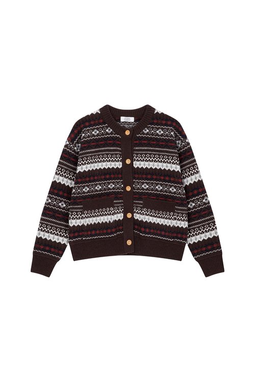 Round Neck Cardigan