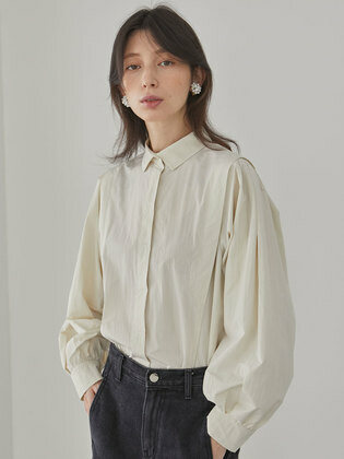 Cecile Volume Sleeve Blouse