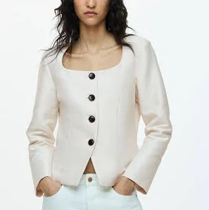 H&M Ladies Square-Neck Jacket