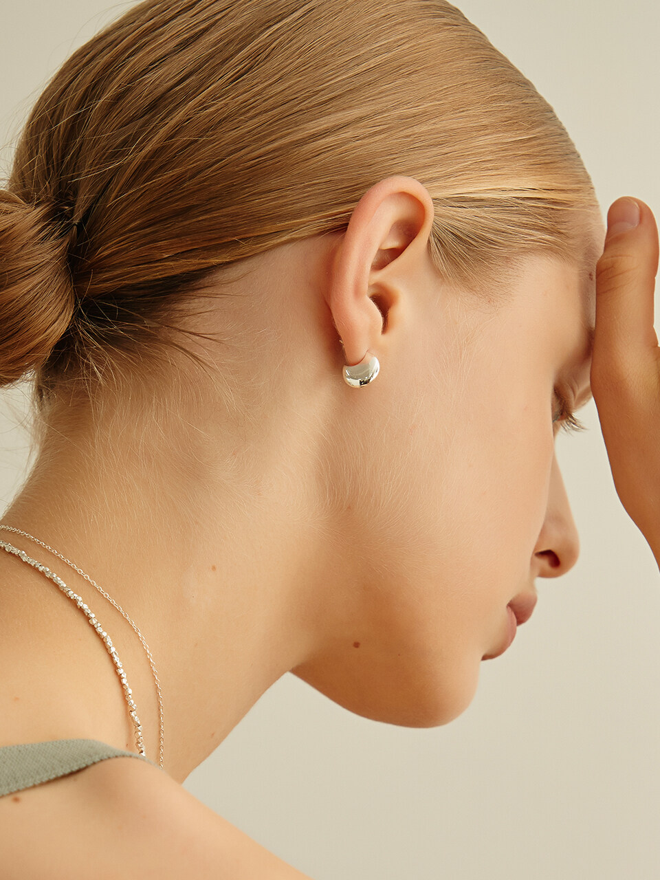 [Silver925]Eclipse Post Earring