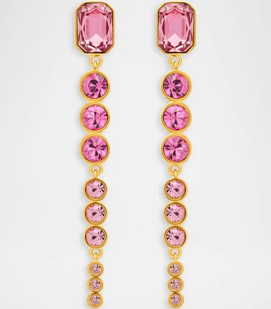 Oscar de la Renta Women's Cascading Rhinestone Drop Earrings