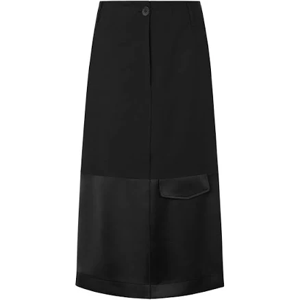 Moschino Women's Panelled Tailored Midi Skirt