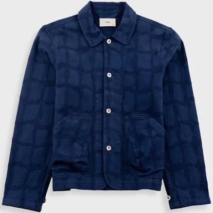 Folk Men's Prism Irregular Block Jacquard Jacket
