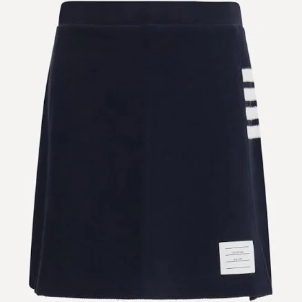 Thom Browne Women's 4-bar Piqué Mini Skirt