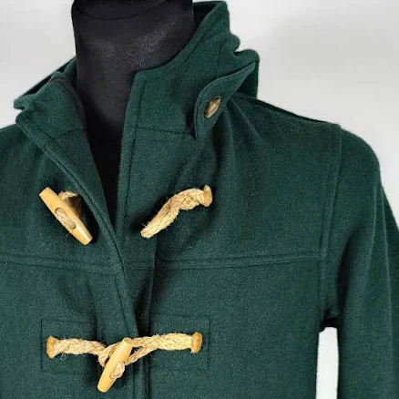 Fidelity USA Women's Loden Hooded Woolen Duffle Coat
