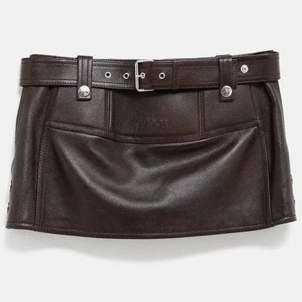 Gucci | Leather Mini Skirt at Ekseption