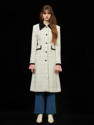 Tweed Line Coat