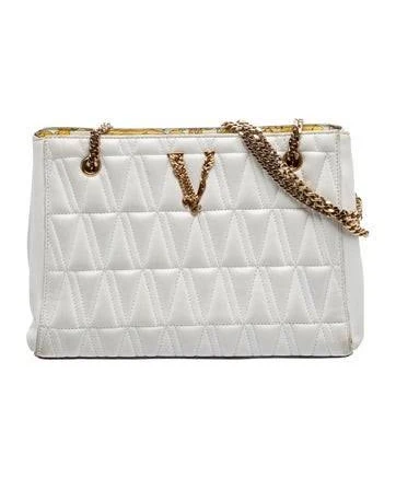 Versace Virtus Quilted Tote Bag