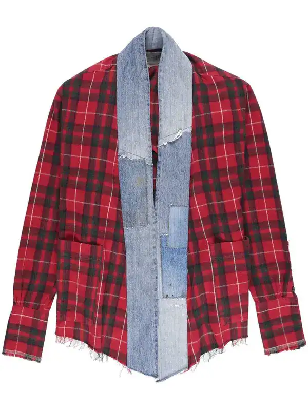 Checked Denim Shirt