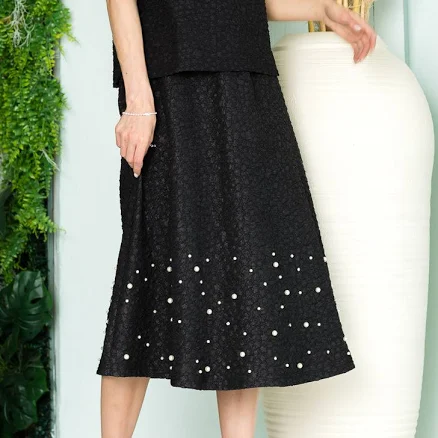 Willis Textured Pearl Skirt