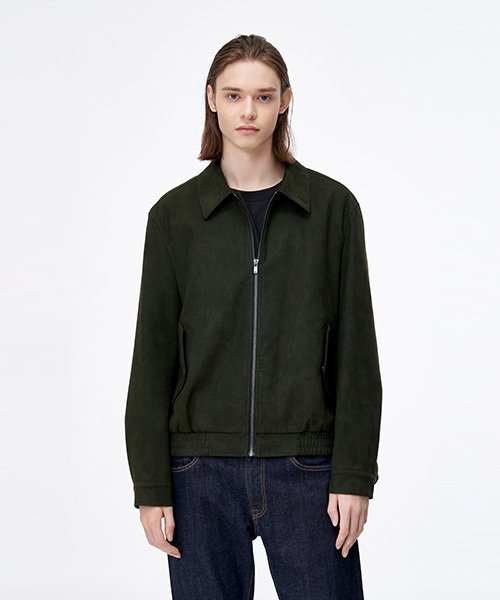 Eco Suede Bomber Jumper