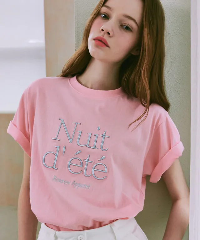 NUIT D ETE T SHIRT SOFT PINK