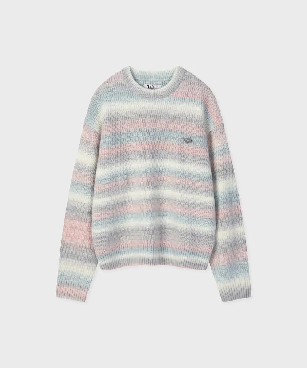 Gradient Striped Knit Mint