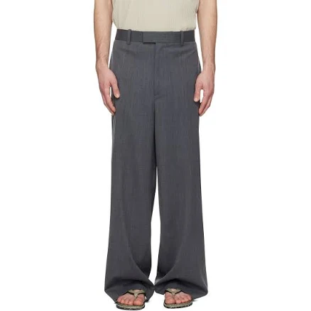 Solid Homme Semi-Wide Back Banding Trousers
